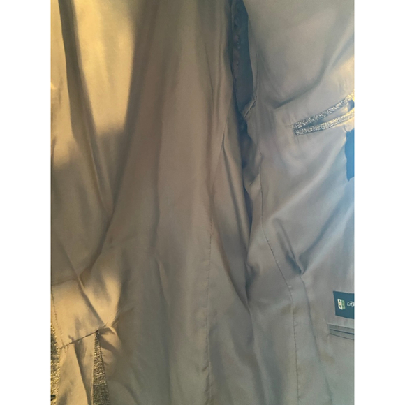 Hart Schaffner Marx Gray Textured Blazer Men’s 44R Made in Canada - Picture 5 of 9